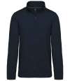 KB487 K487 Kariban Zip Neck Sweatshirt Navy colour image